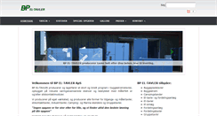 Desktop Screenshot of bp-eltavler.dk